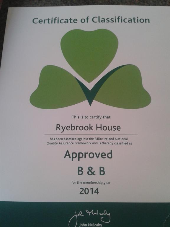 Ryebrook House Bed & Breakfast คิลลาร์นีย์ ภายนอก รูปภาพ